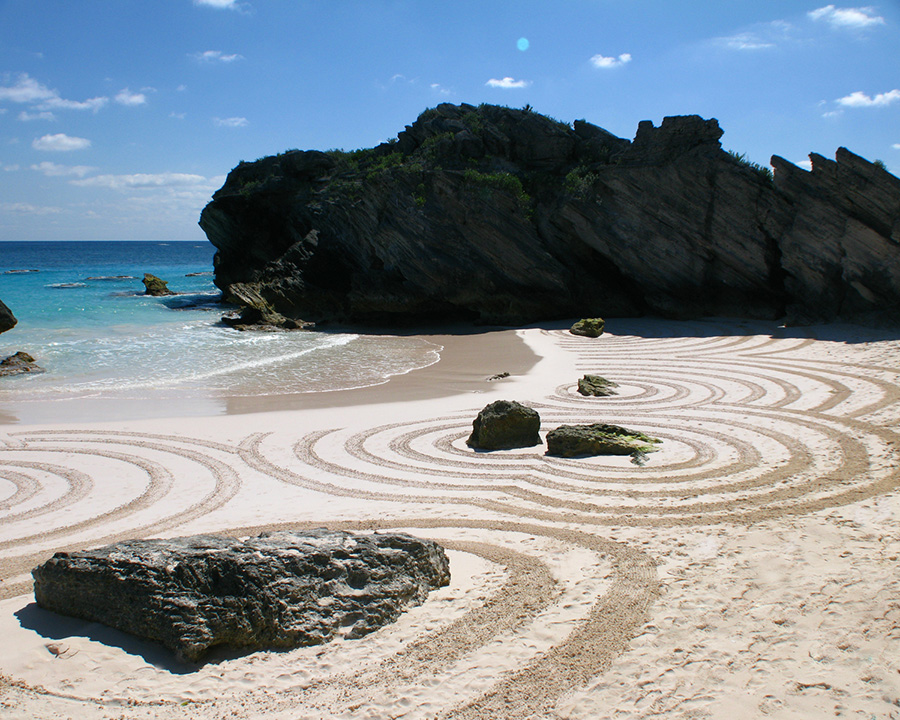 bermudes, bermudas, beach art, dougados, pink sand