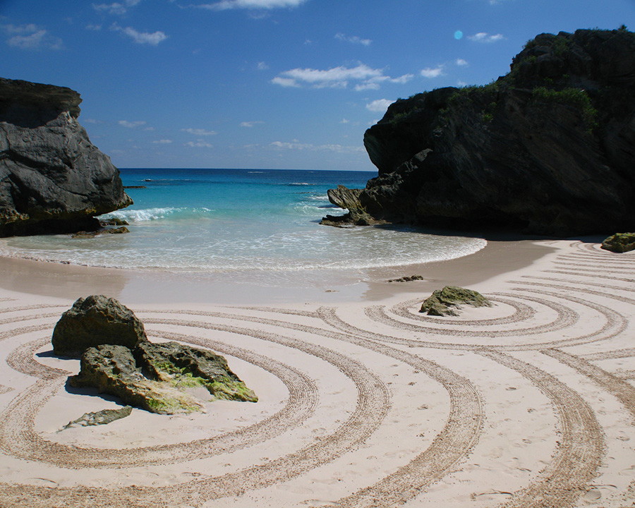 bermudes, bermudas, beach art, dougados, pink sand