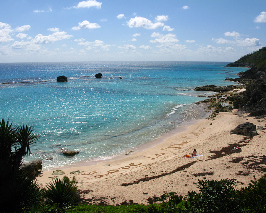 bermudes, bermudas, beach art, dougados, pink sand