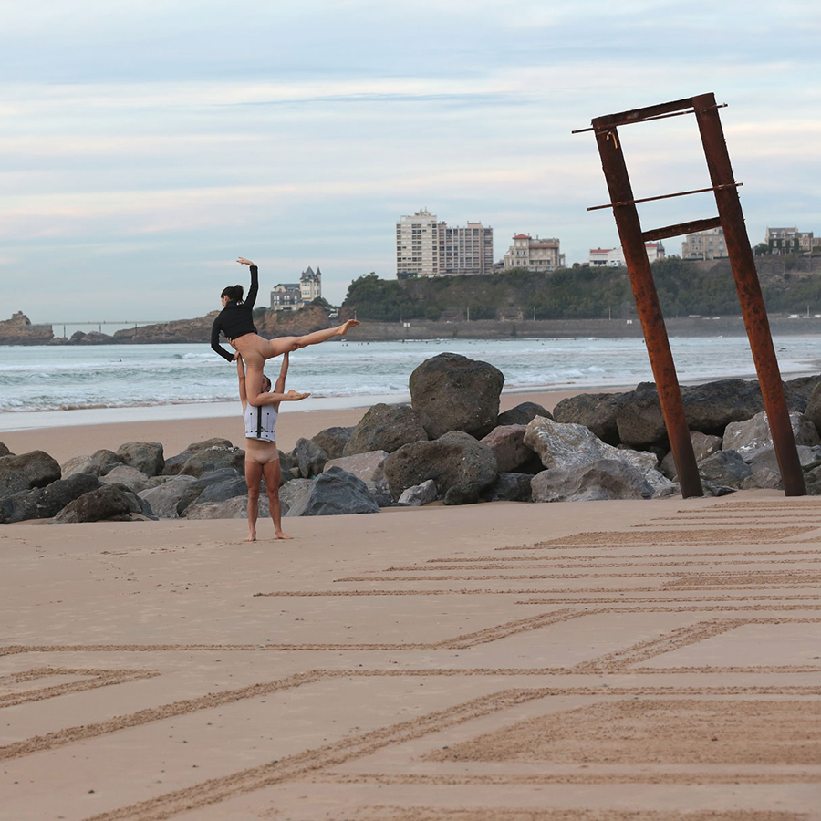 Thierry Malandain, ballet, biarritz, danse, beach art, dougados