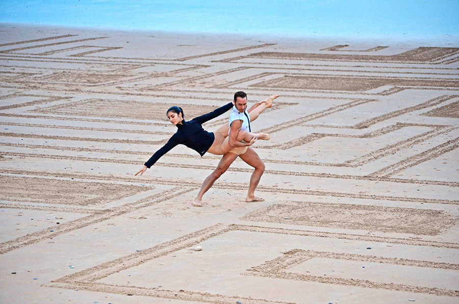 Thierry Malandain, ballet, biarritz, danse, beach art, dougados