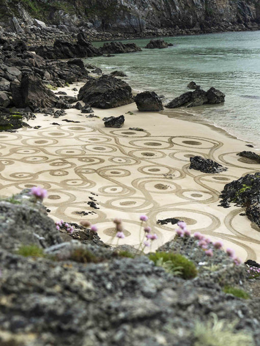 doodle, beach art, dougados, ireland, achill, keem beach