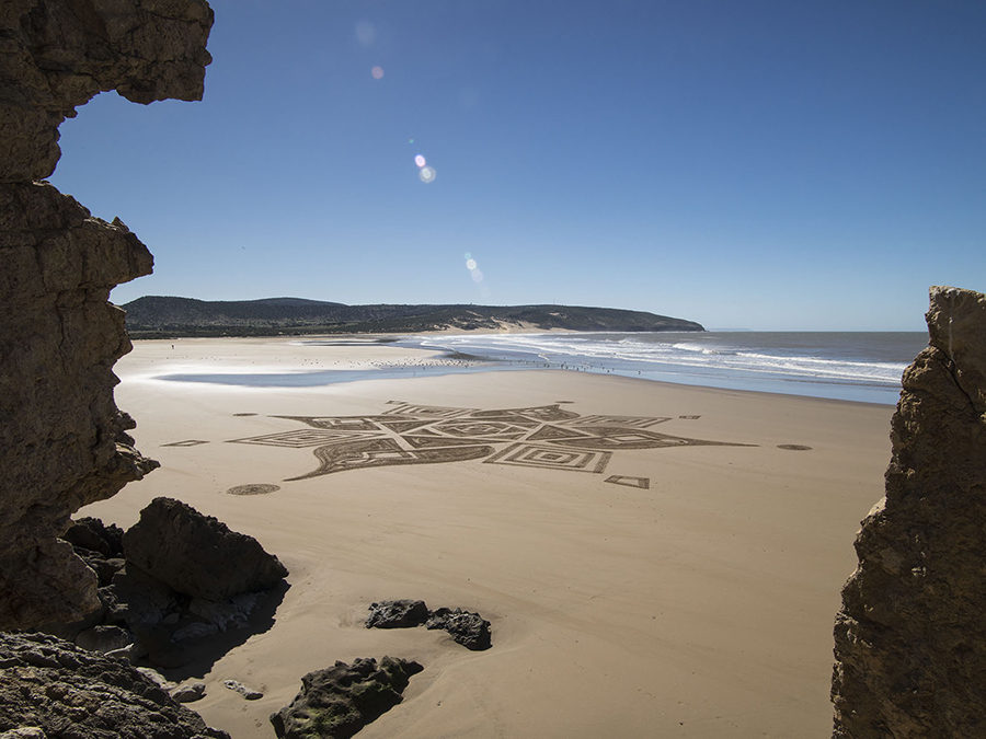 Tafedna, Maroc, Morocco, dougados, beach art