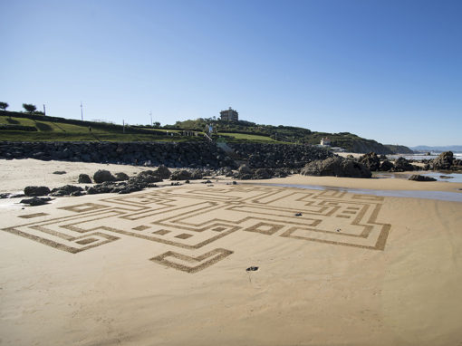 Ilbaritz, villa d'Epée, Milady, Biarritz, labyrinthe, dougados, dessin sur le sable