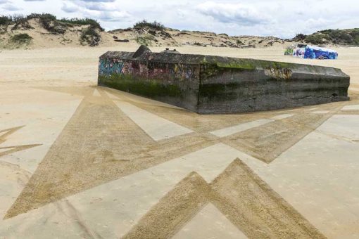 Capbreton, graffiti, dougados, beach art, blockhaus