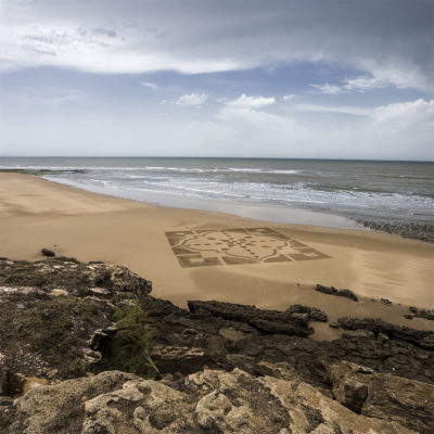 beach art, moulay, morocco