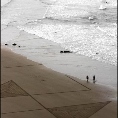 beach art, plage de Biarritz