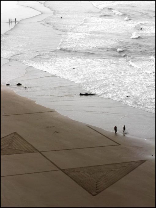 beach art, plage de Biarritz