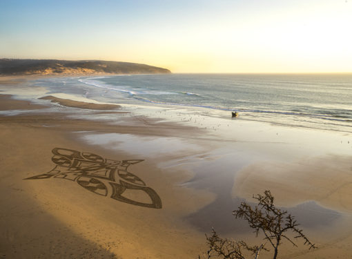 Maroc, Tafedna, Essaouira, beach art, dougados, plage,