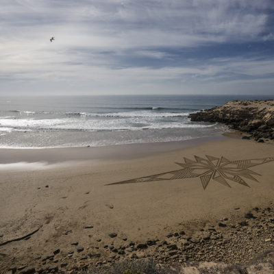 Maroc, beach art, Imsouane, gémotry