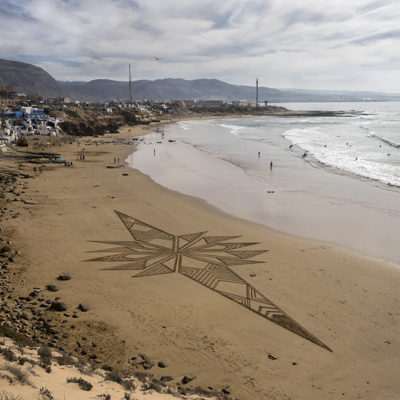 Maroc, beach art, Imsouane, gémotry