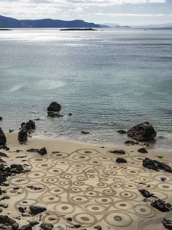 beach art, irland, dougados, Achill island