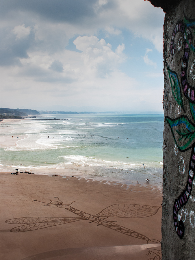 biarritz, tag, beach art, dougados